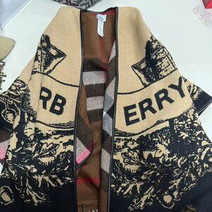 Burberry Reversible Stylish Tan and Black Women's Shawl